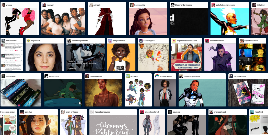 Tumblr search results for POC characters