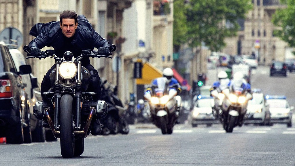Mission Impossible Tom Cruise Riding Motorcycle
