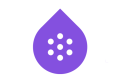 FIG logo of an abstract purple fig