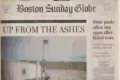 Boston Globe cover "Up from the Ashes"