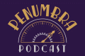 The Penumbra Podcast logo is of a 1920s art deco elevator gauge.
